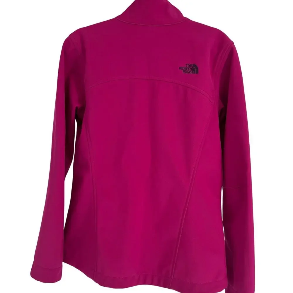 North Face Plum Pink Apex Bionic Hoodie Softshell Jacket L134702